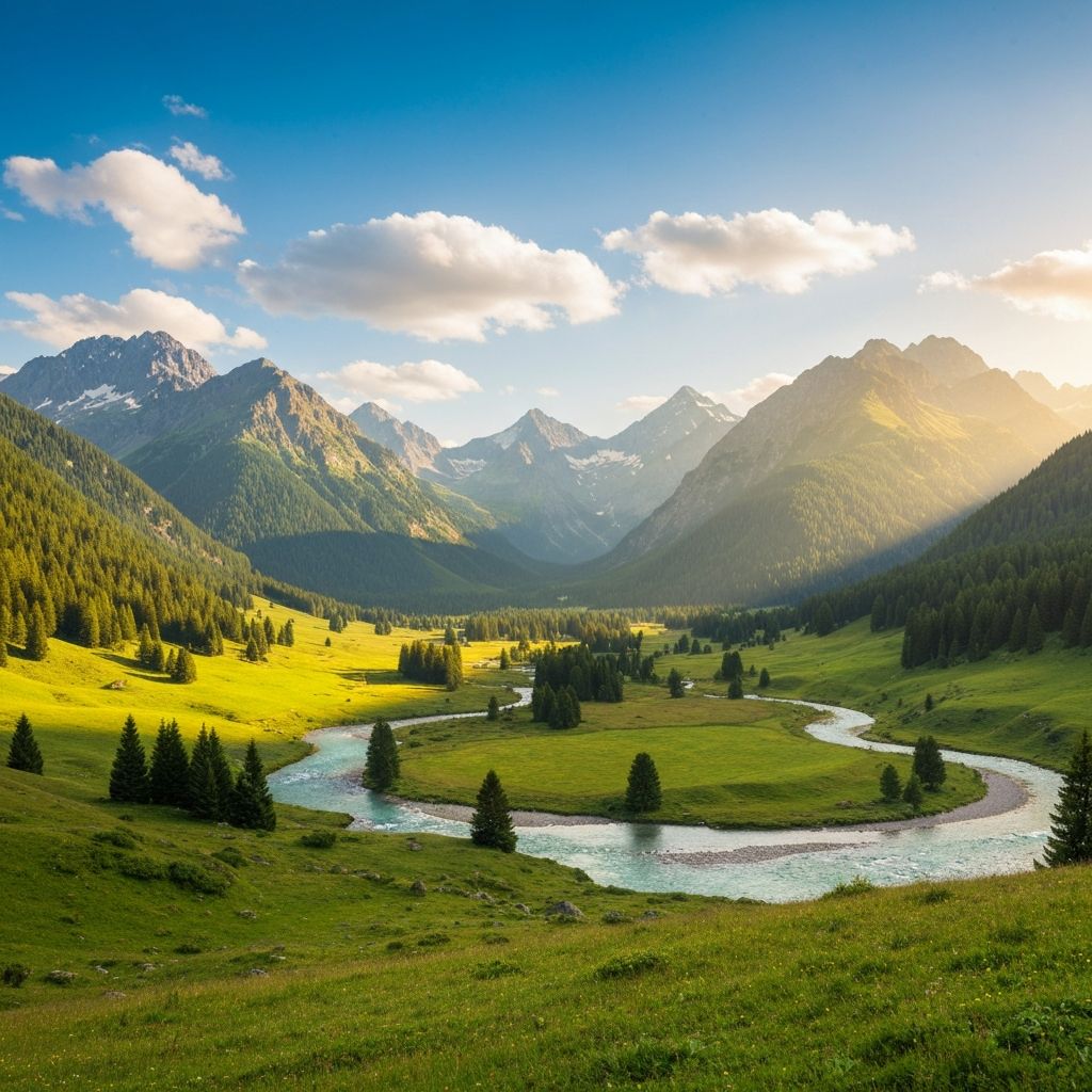 Pemandangan pegunungan dan alam